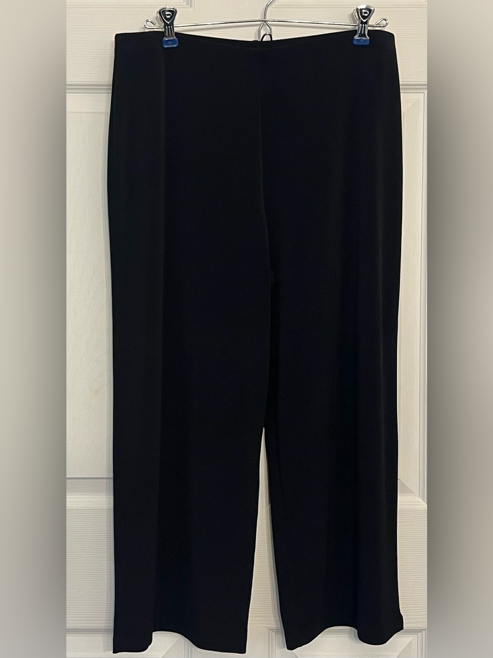 Alfani Women's Wide Leg Ankle Pants Black